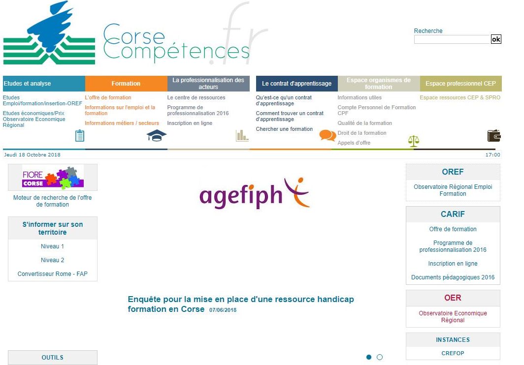 GIP Corse compétences